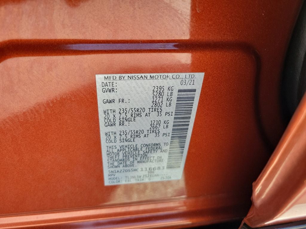 2021 Nissan Murano Platinum