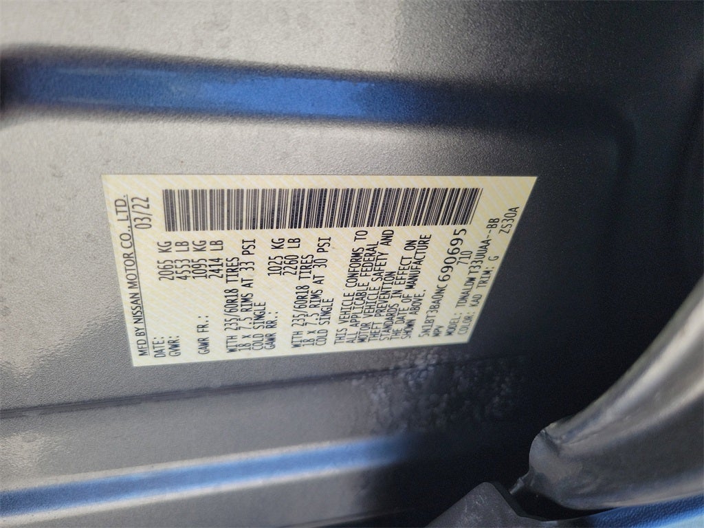 2022 Nissan Rogue SV