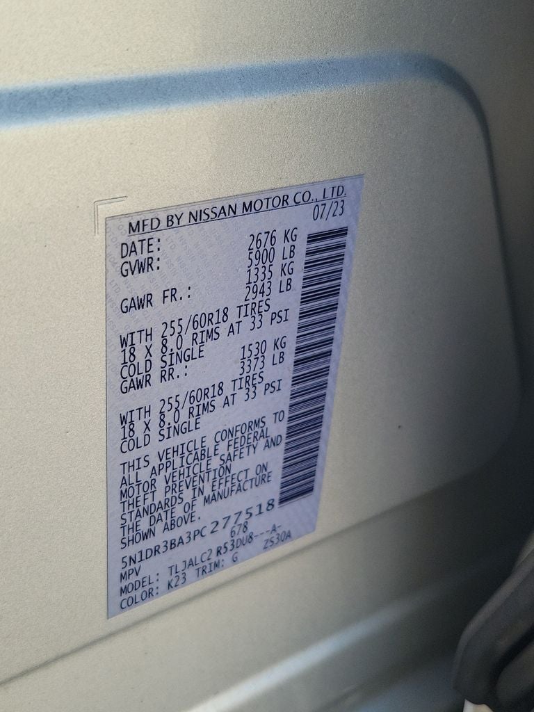 2023 Nissan Pathfinder SV