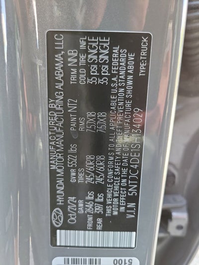 2025 Hyundai Santa Cruz SEL