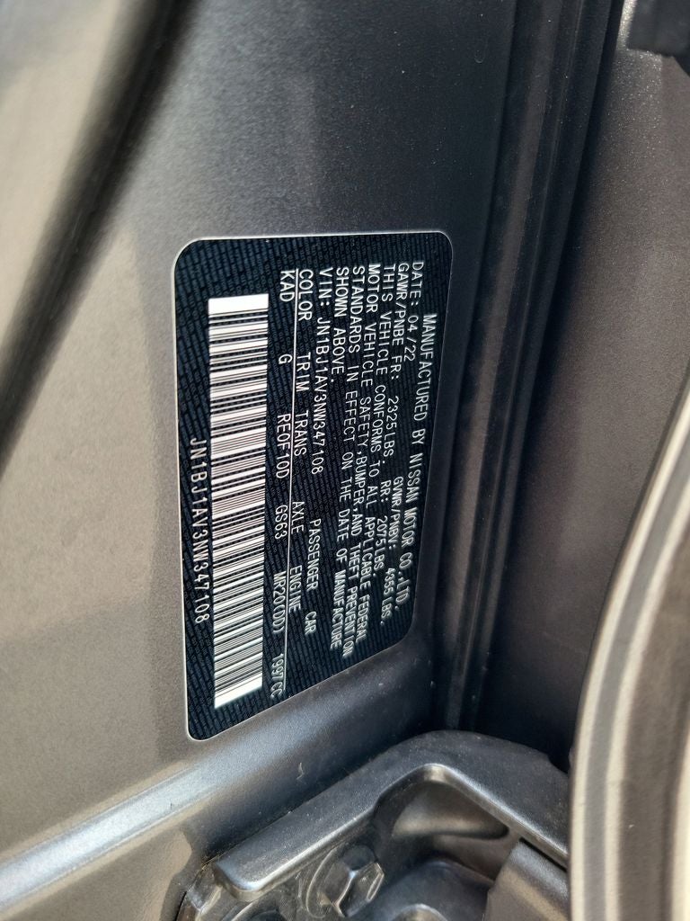 2022 Nissan Rogue Sport S