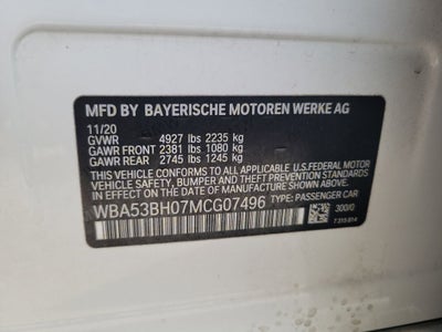 2021 BMW 5 Series 530i