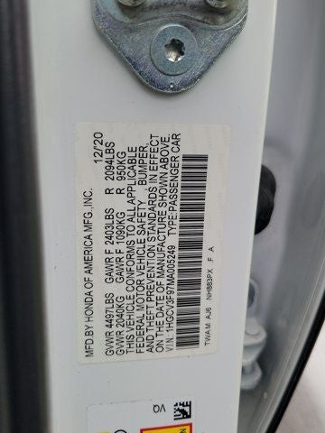 2021 Honda Accord Hybrid Touring