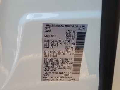 2026 Nissan Frontier S