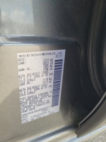 2023 Nissan Frontier SV