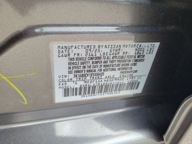 2025 Nissan Sentra SV