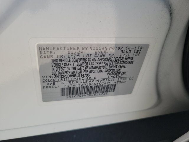 2024 Nissan Kicks SR