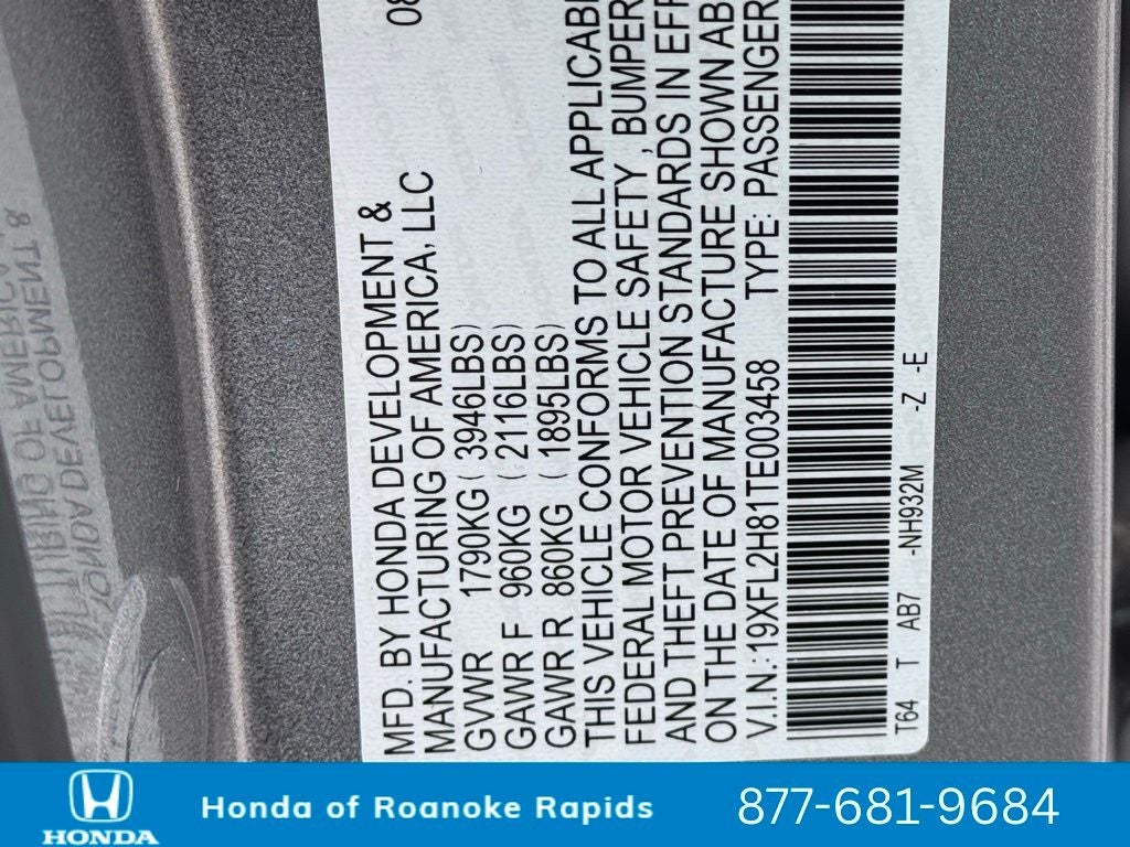 2026 Honda Civic Sport