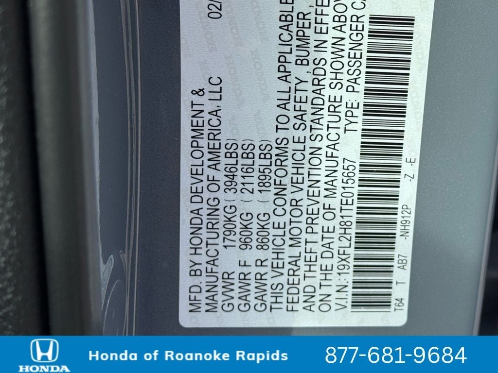 2026 Honda Civic Sport