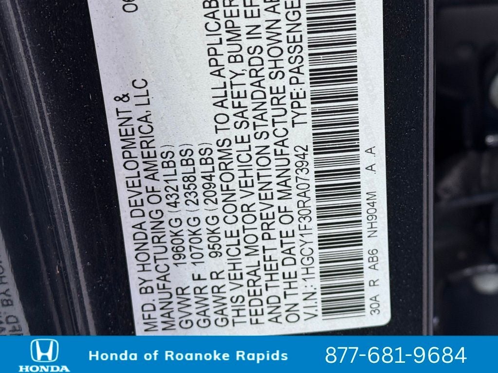 2024 Honda Accord EX