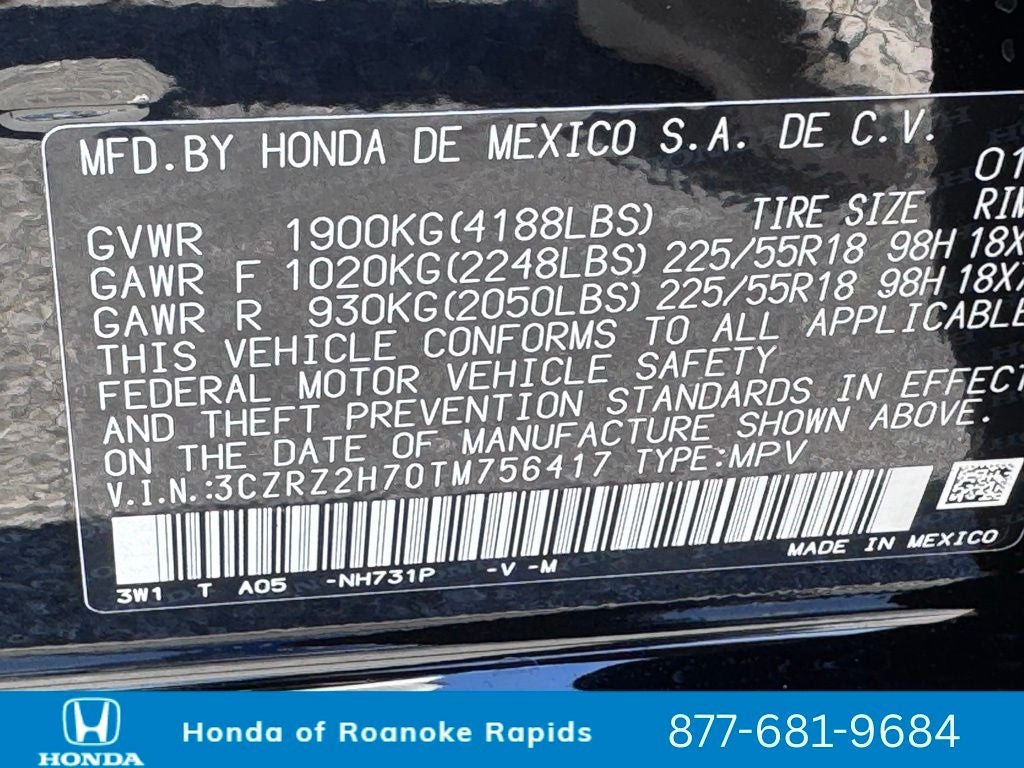 2026 Honda HR-V EX-L