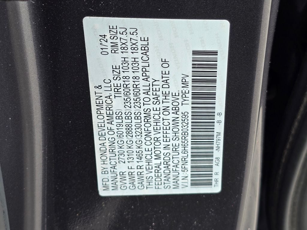 2024 Honda Odyssey EX-L