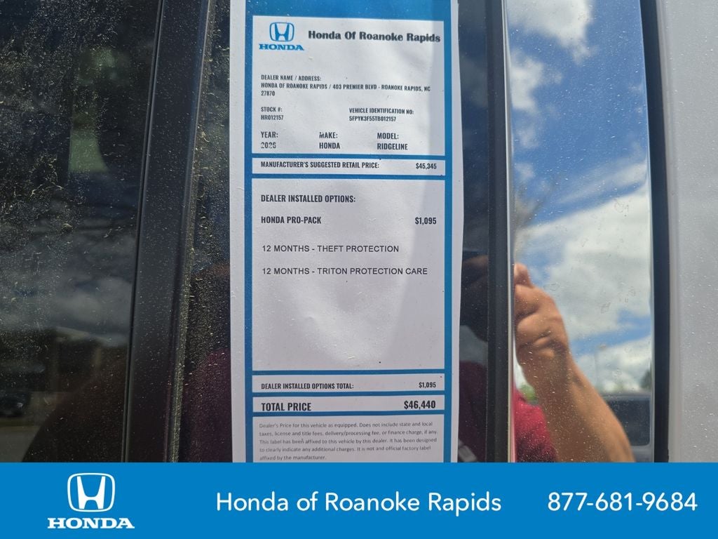 2026 Honda Ridgeline RTL