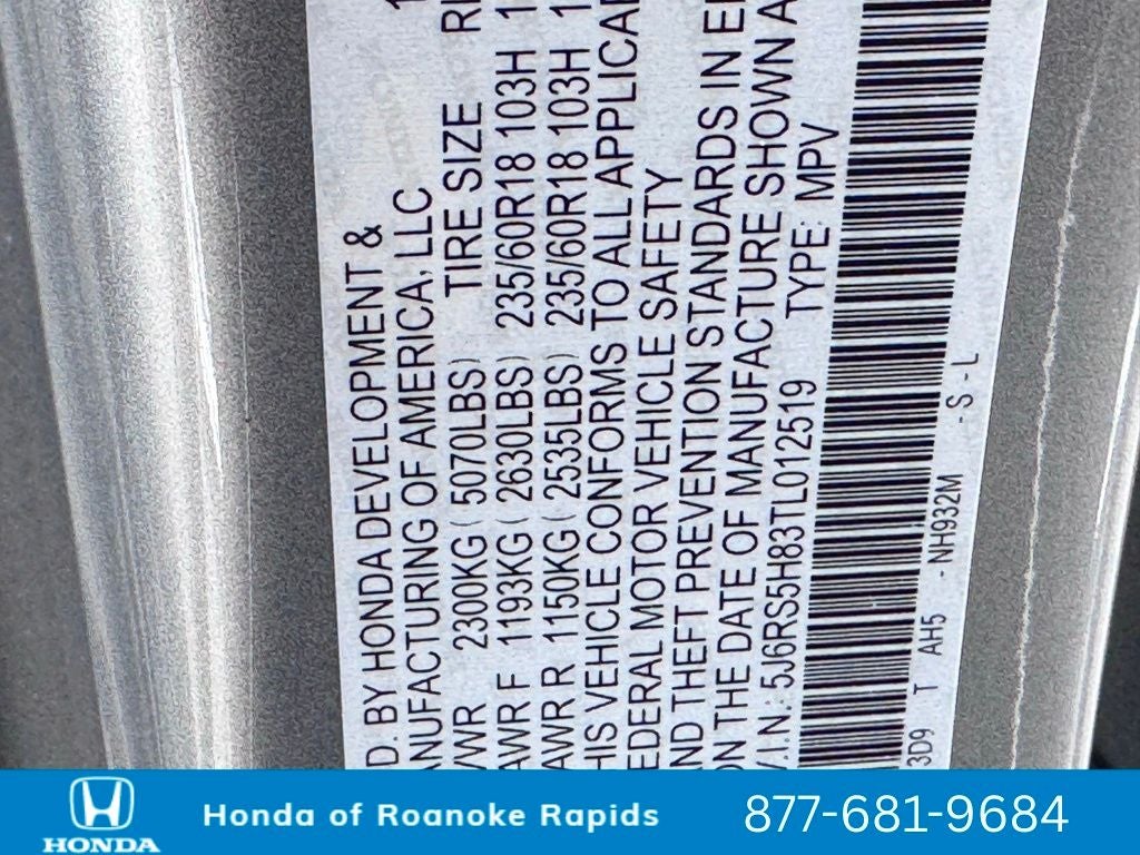 2026 Honda CR-V Hybrid Sport-L