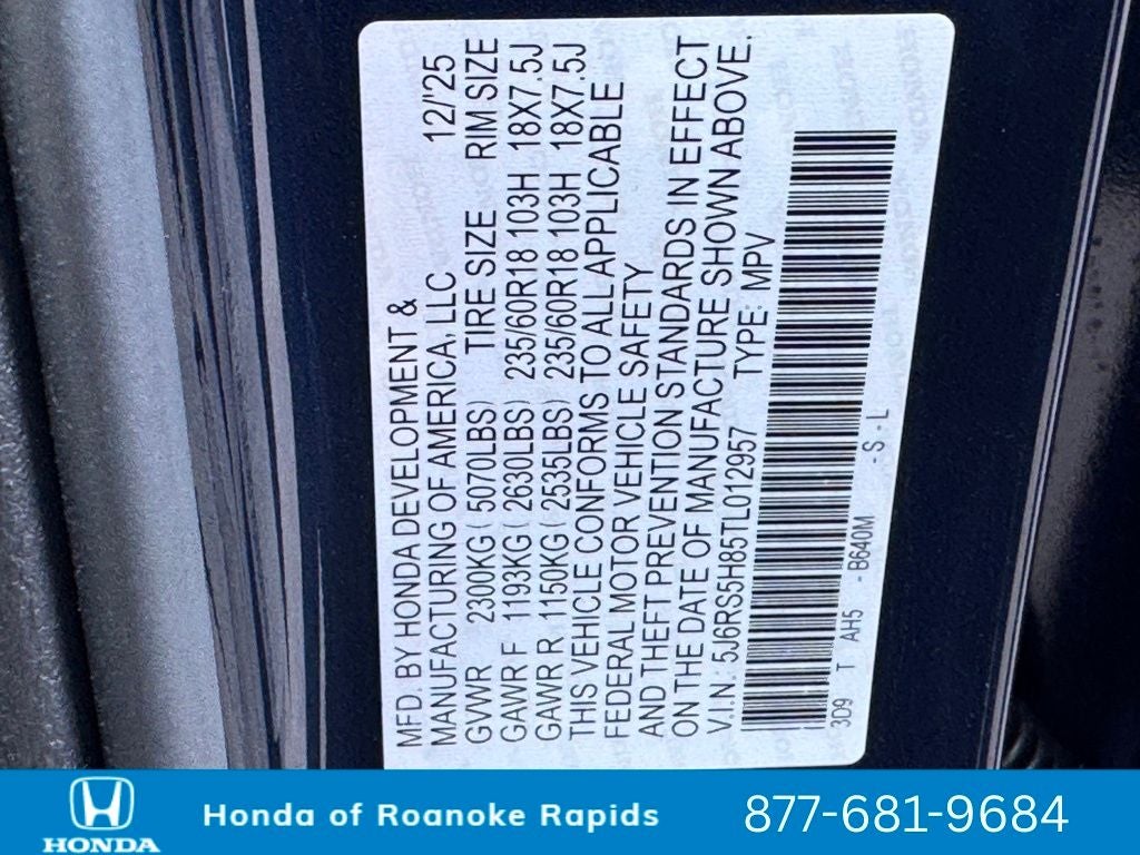 2026 Honda CR-V Hybrid Sport-L