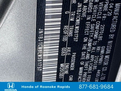 2020 Nissan Rogue Sport S