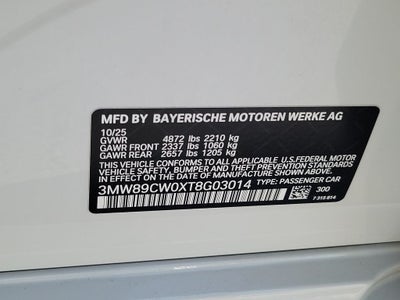 2026 BMW 3 series 330i NA xDrive