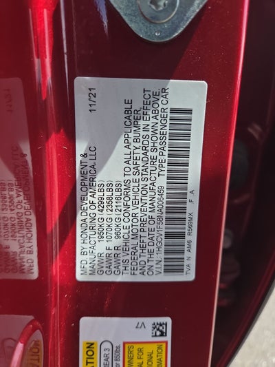 2022 Honda Accord EX-L