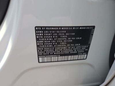 2022 Volkswagen Tiguan 2.0T SE R-Line Black