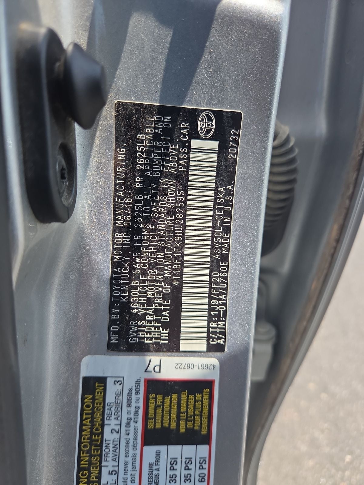 2017 Toyota Camry SE