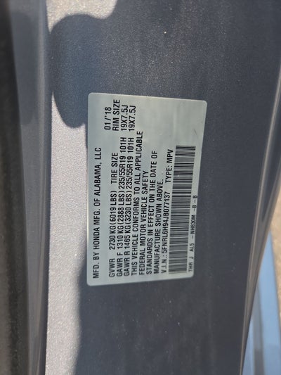 2018 Honda Odyssey Elite
