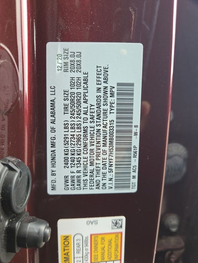 2021 Honda Passport EX-L
