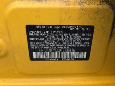 2015 Subaru XV Crosstrek 2.0i Premium