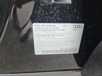 2021 Audi e-tron Premium quattro