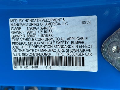 2024 Honda Civic Sport