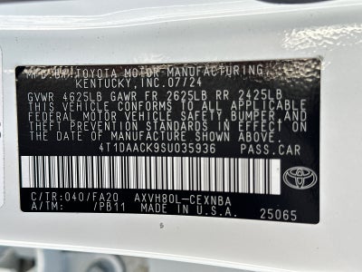 2025 Toyota Camry LE