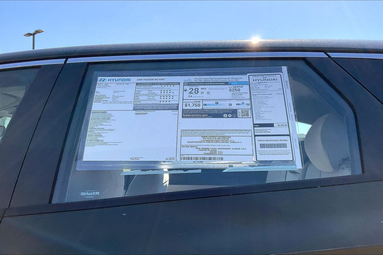 2026 Hyundai Tucson SE