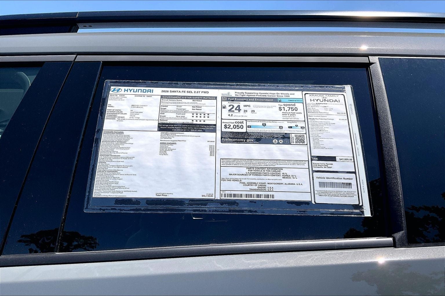 2026 Hyundai Santa Fe SEL