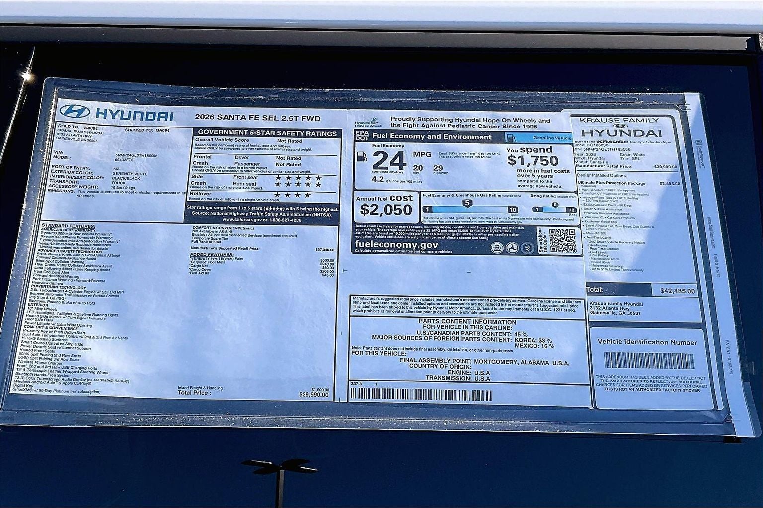 2026 Hyundai Santa Fe SEL