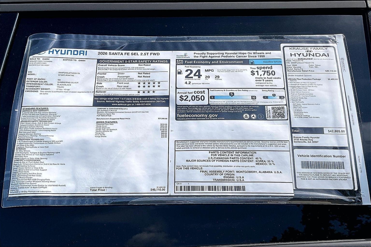 2026 Hyundai Santa Fe SEL