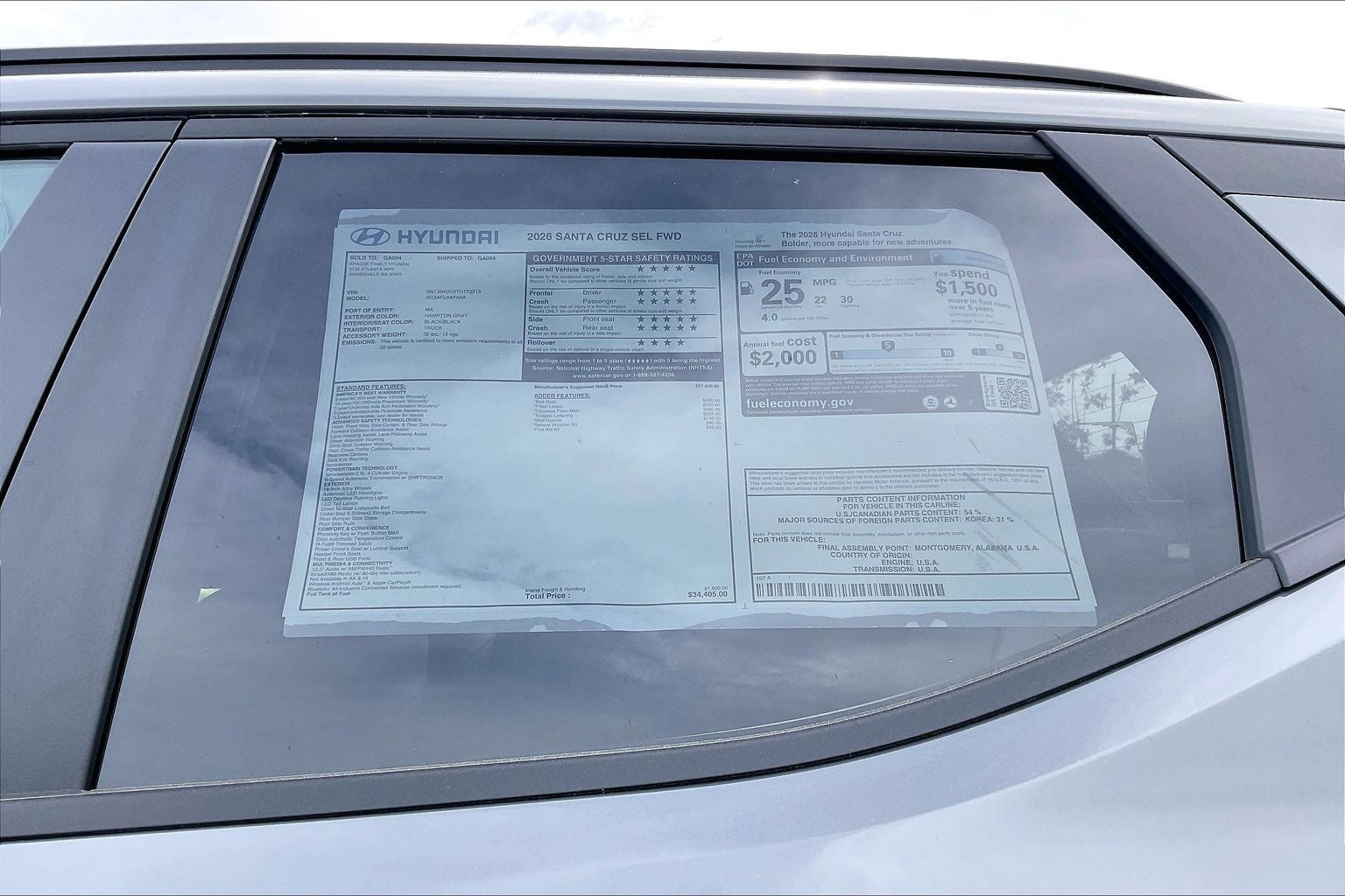 2026 Hyundai Santa Cruz SEL