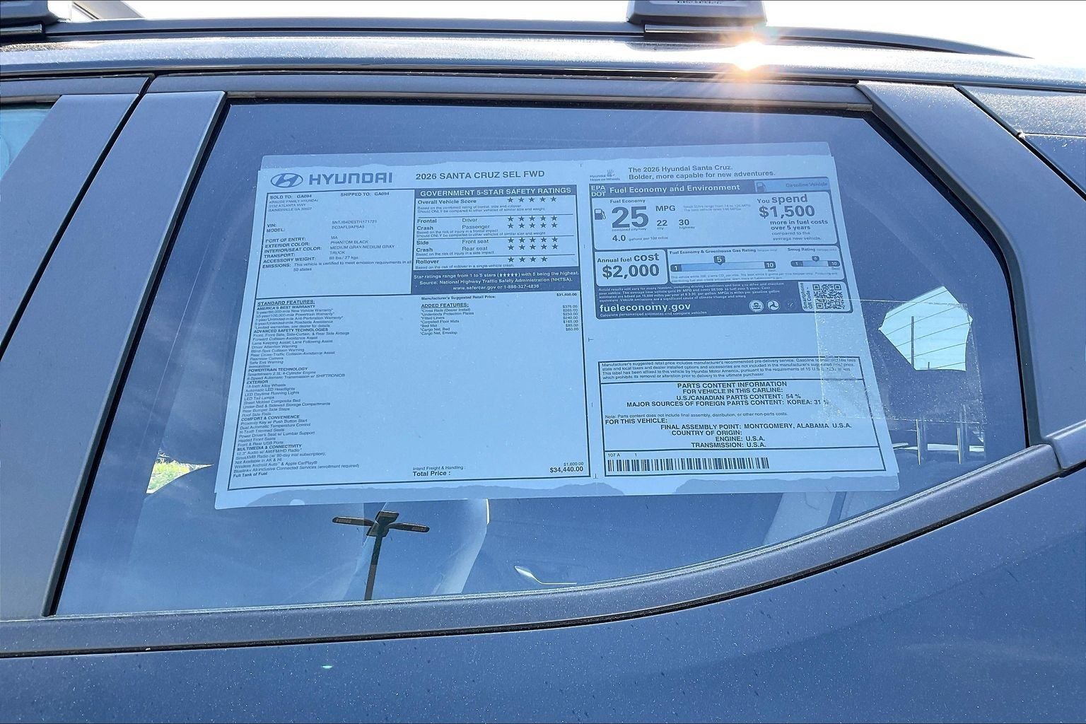 2026 Hyundai Santa Cruz SEL
