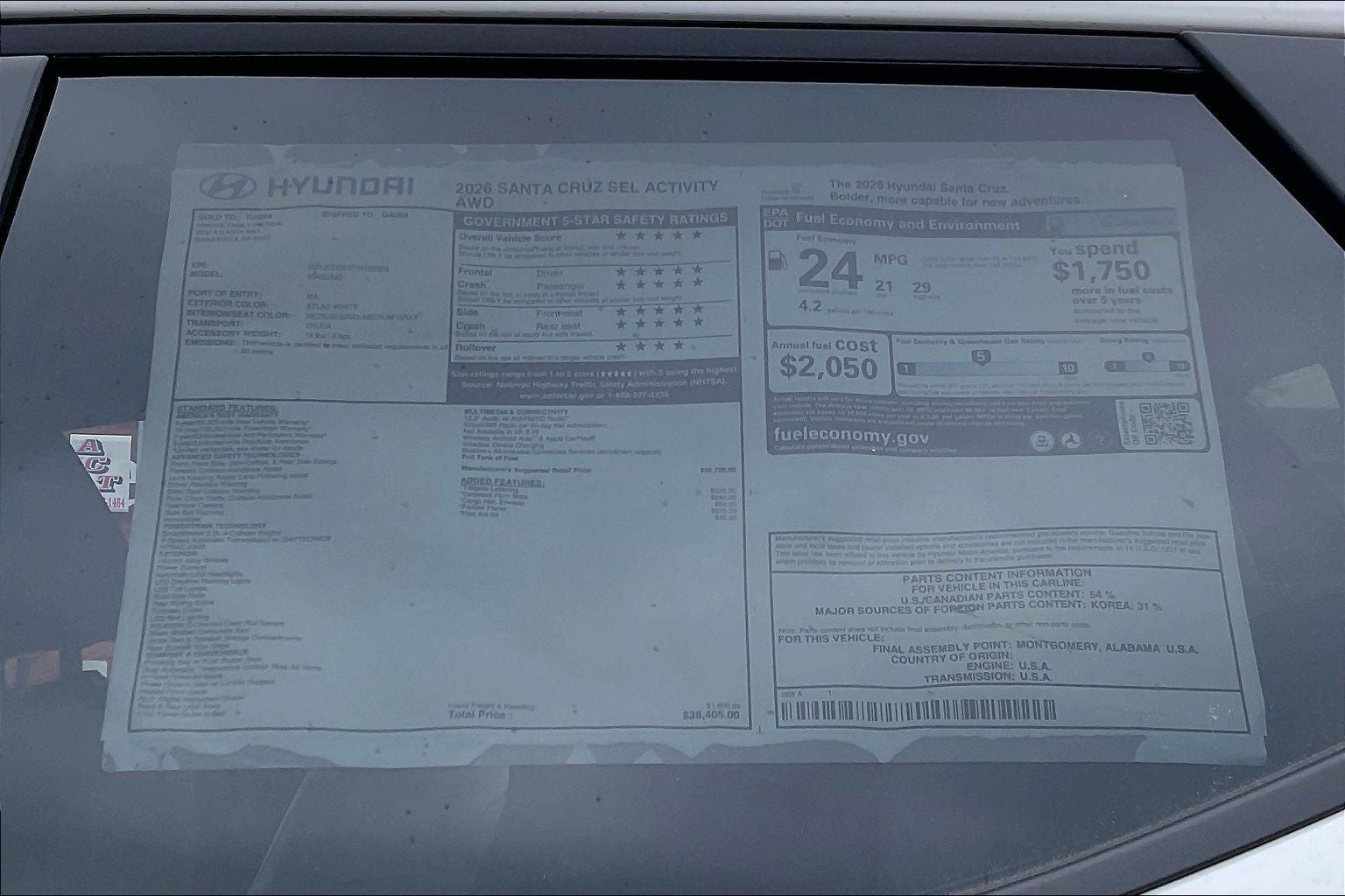 2026 Hyundai Santa Cruz SEL