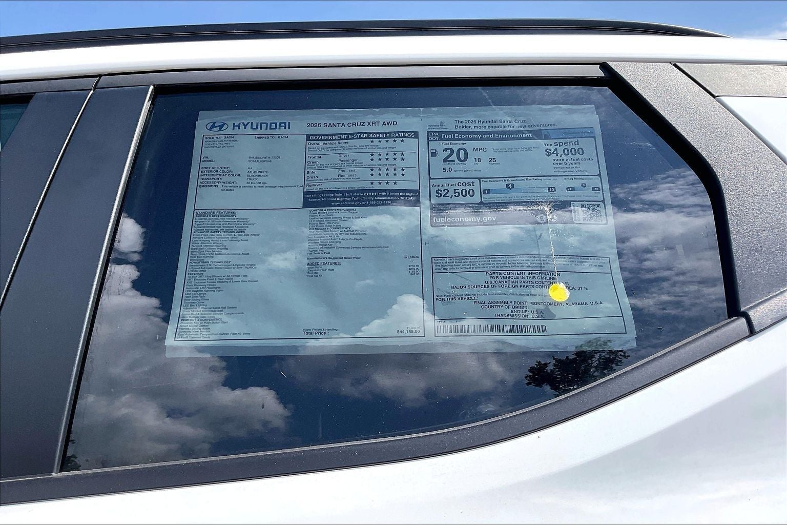 2026 Hyundai Santa Cruz XRT