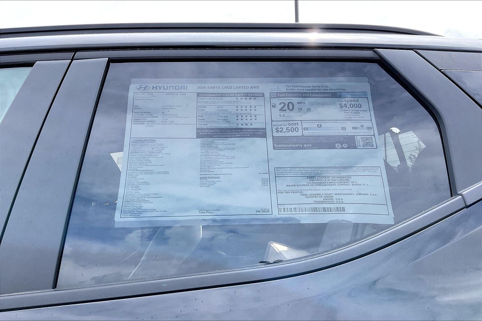 2026 Hyundai Santa Cruz Limited