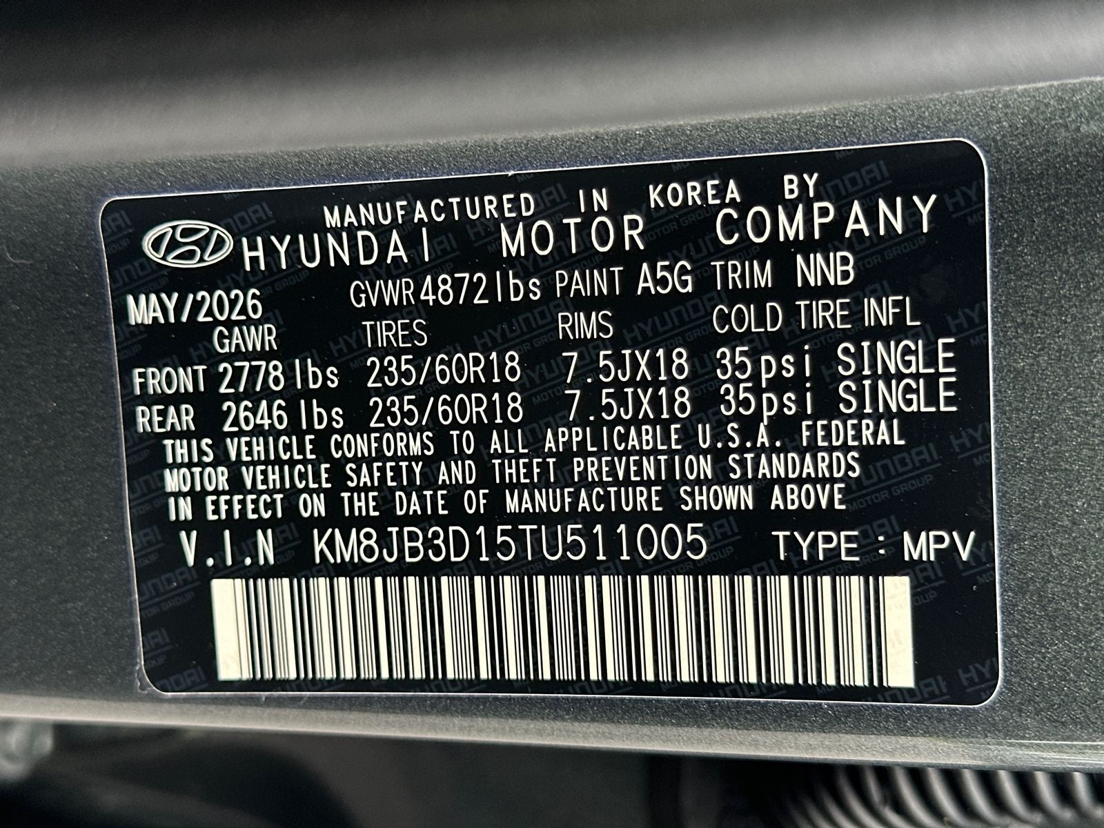 2026 Hyundai Tucson Hybrid SEL
