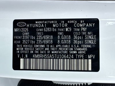 2026 Hyundai Palisade Hybrid Blue SEL Premium 7 Passenger