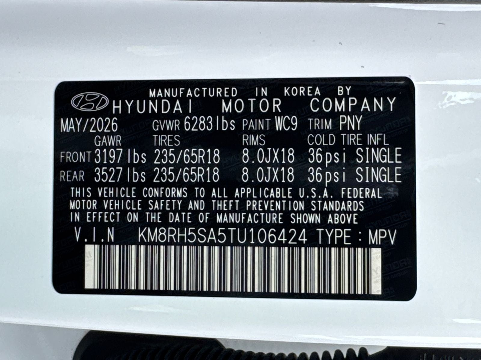 2026 Hyundai Palisade Hybrid Blue SEL Premium 7 Passenger