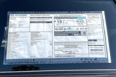 2026 Hyundai Palisade XRT Pro