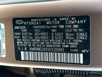 2027 Hyundai Palisade Hybrid Calligraphy