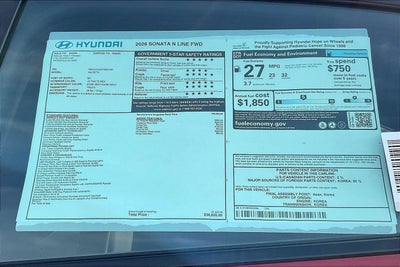 2026 Hyundai Sonata N Line