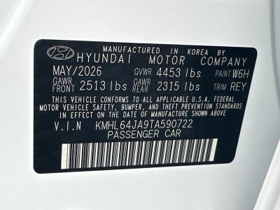 2026 Hyundai Sonata SEL Sport