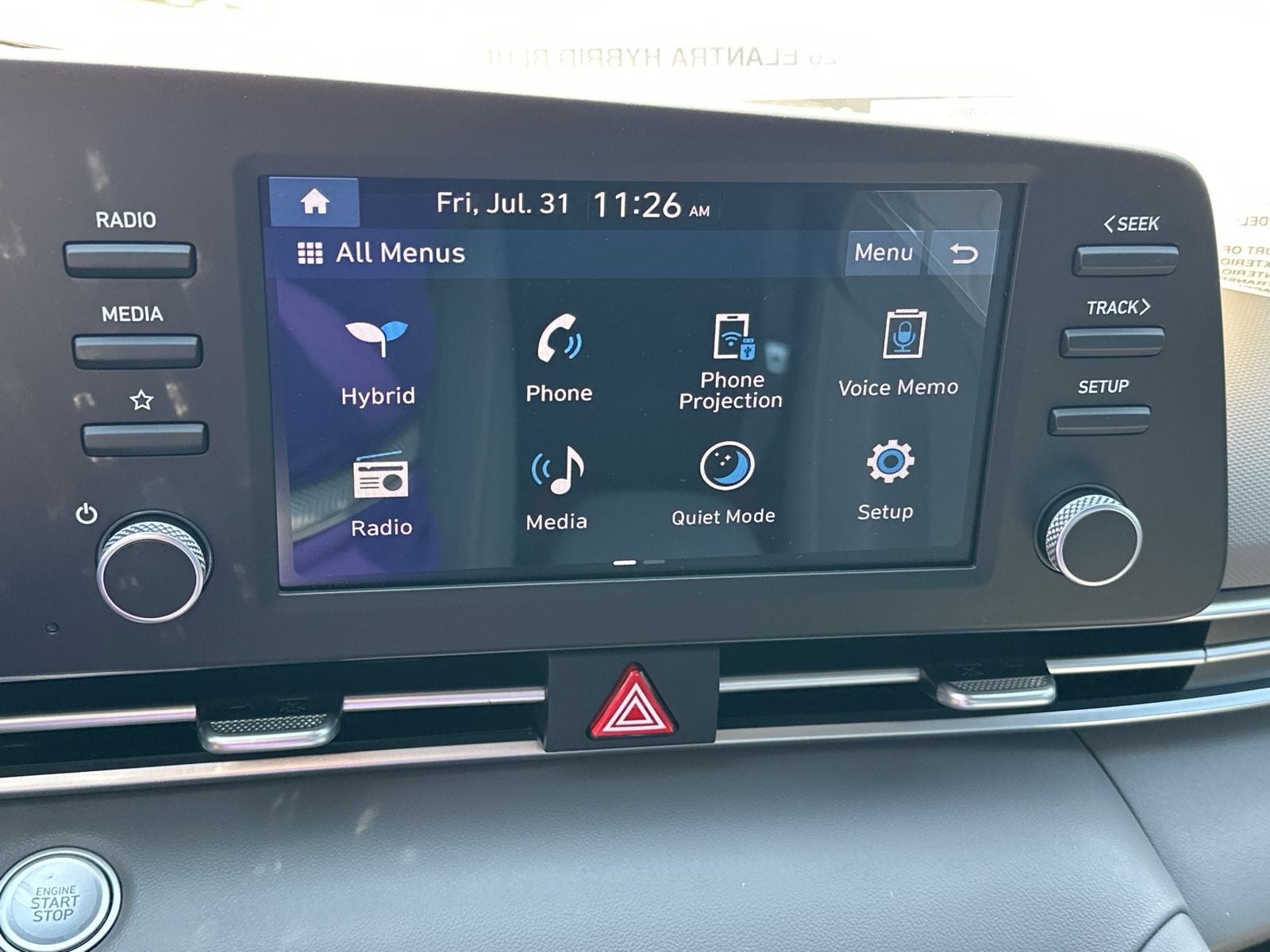 2026 Hyundai Elantra Hybrid Blue