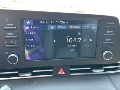 2026 Hyundai Elantra Hybrid Blue