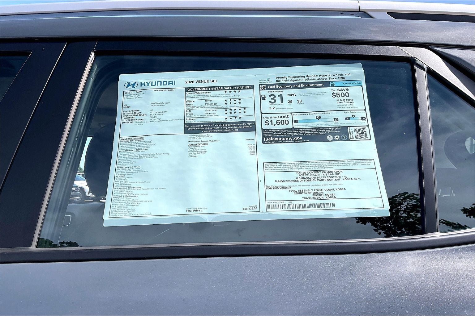2026 Hyundai Venue SEL