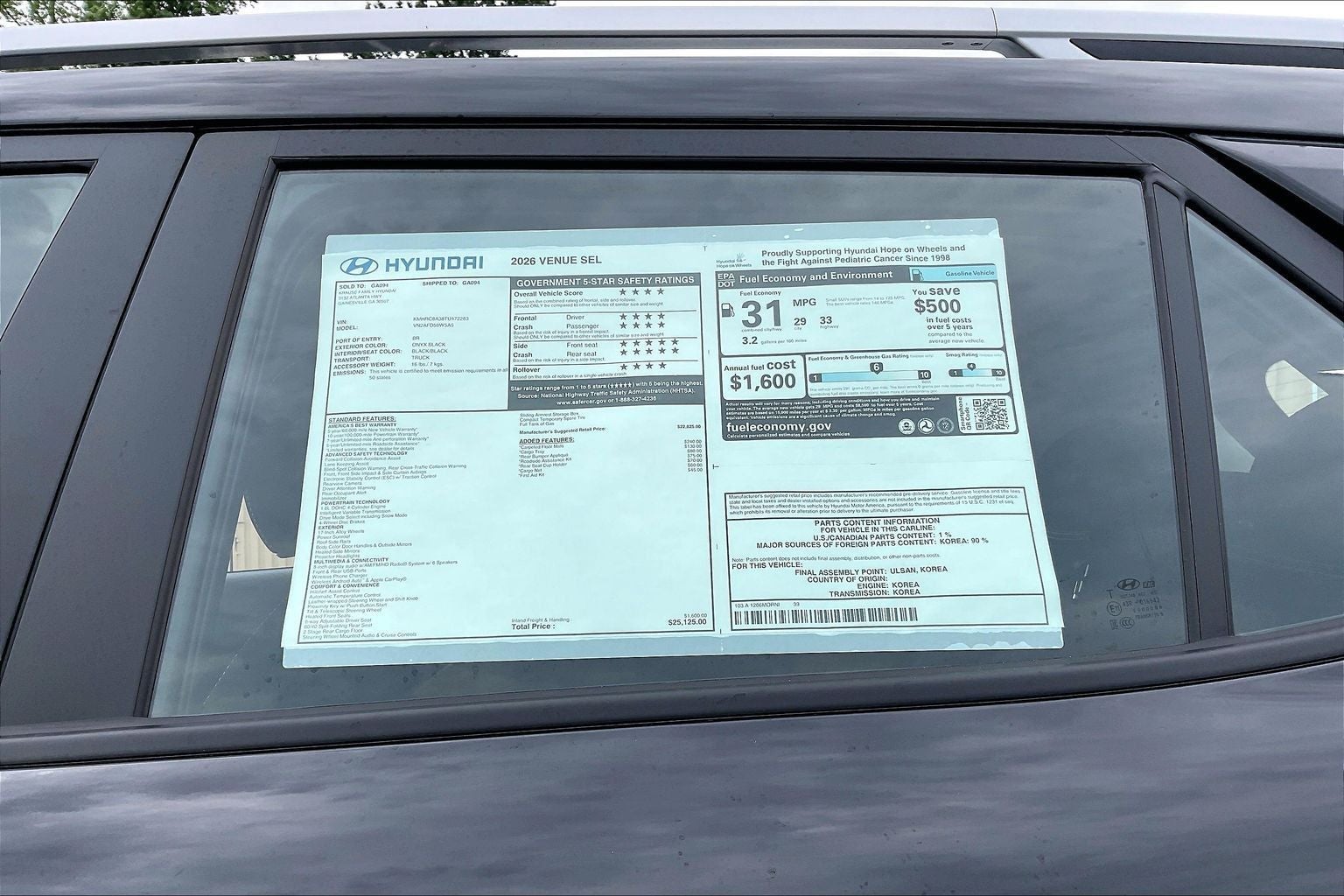 2026 Hyundai Venue SEL